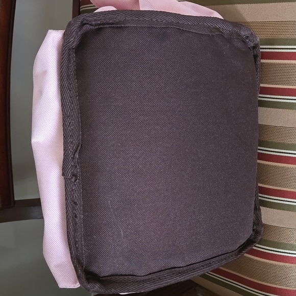 The Paper Studio Brown Pink Craft Carry All Tote Caddy Bag Organizer LIKE NEW - Picture 5 of 12